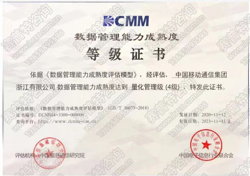 DCMM 數(shù)據(jù)管理能力成熟度評估模型